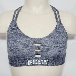 XS X-SMALL Victoria's Secret PINK ULTIMATE Wire Free Sport Bra Sports‎ Bra Gray